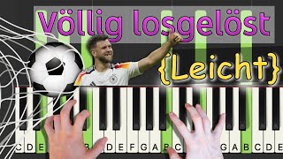 Tutorial Major Tom  Deutschlands Torhymne leicht  Klavier spielen lernen für Anfänger [upl. by Renita765]