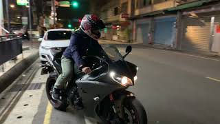 4K YAMAHA R1 Racingfit exhaust sound [upl. by Lyndell]