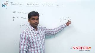 Input Output  C Technical Interview Questions and Answers  Mr Srinivas [upl. by Anialram]