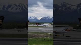 Ryan Air Saab 340 Landing Runway 15 Anchorage Airport Alaska Planespotting anchorageairport [upl. by Marlane583]