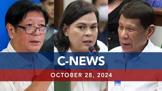 UNTV CNEWS  October 28 2024 [upl. by Gearard520]