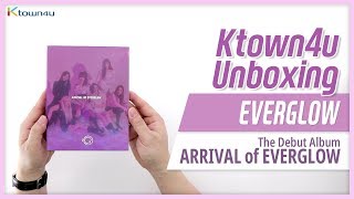 Unboxing EVERGLOW debut album quotARRIVAL of EVERGLOWquot エバーグロウ 에버글로우 언박싱 Kpop Ktown4u [upl. by Marvella]