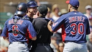 Ubaldo Jimenez Plunks Troy Tulowitzki [upl. by Atsirhcal610]