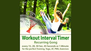 1 Minute Intervall Timer Wiederkehrender Gong alle 60 Sekunden für Workout Yoga Zirkeltraining [upl. by Ehman]