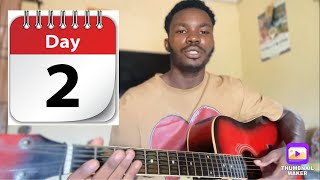 Guitar lessons for beginners Day 2 [upl. by Nyleuqcaj]