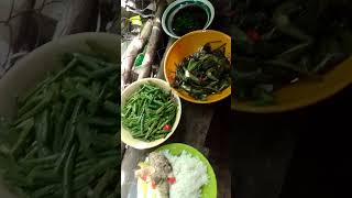 Recipe Adobong sitaw Nilapwaan talbos At talong Law woi 😋😋😋 [upl. by Slavic]