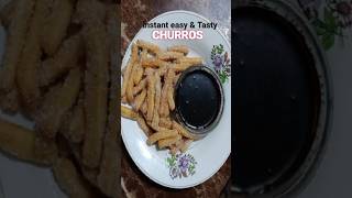 BEST EVER EGGLESS CHURROS 🤩 how to make churros at home shorts churrosrecipe [upl. by Nowyt]