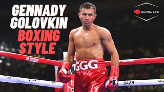 Gennady Golovkin Boxing Style  Pressure Fighter Breakdown [upl. by Ahsotal]