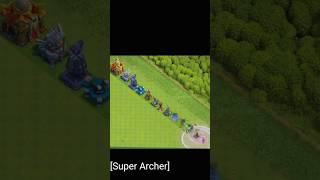 One Raged Troop Vs Level 1 Straight Line Defense Formation  Clash of clans ACEARMY2clashofclans [upl. by Nodnrb831]