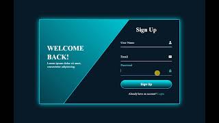 Login and Registration Form  HTML amp CSS [upl. by Panta491]