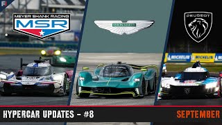 Peugeot 9x8 Rear Wing MSR Acura Future amp More  Hypercar Updates Episode 8 [upl. by Atnwahs]