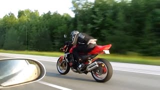 Kawasaki Z1000 VS 404ci Camaro SS [upl. by Ahserkal]