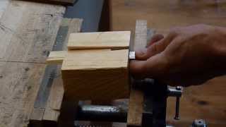 Guitar Neck Dovetail Demonstration  Martin Macica [upl. by Anaihsat787]