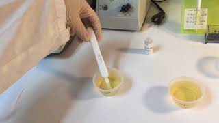 Acro Biotech Inc  hCG Pregnancy Test Demonstration [upl. by Ahsiad]