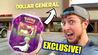 EXCLUSIVE NEW POKEMON CARD TINS found at DOLLAR GENERAL  Unified Minds Dollar Tree Pack Opening [upl. by Arenahs]