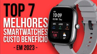 TOP 7 MELHORES SMARTWATCHES  2024  CUSTO BENEFÍCIO [upl. by Enneirdna180]