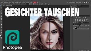 Photopea  Gesichter tauschen [upl. by Sky947]