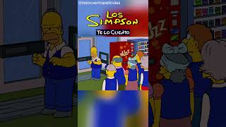 Homero roba televisores y se va del trabajo 📺 lossimpsonshorts [upl. by Purpura]