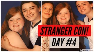 MEETING MILLIE BOBBY BROWN amp NOAH SCHNAPP Day 4 [upl. by Ecneralc691]