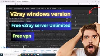 V2ray windows version and Free v2ray server Unlimited [upl. by Nyrret]