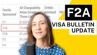 F2A VISA BULLETIN AUGUST 2024 UPDATE [upl. by Segalman]