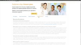 Nonprofit AmazonSmile Registration Process  Get Donations While Supporters Shop [upl. by Enirehtacyram]