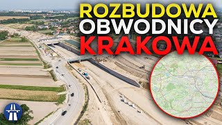 Rozbudowa obwodnicy Krakowa o 3 pas ruchu A4 i S52  informacje problemy warianty przebudowy [upl. by Ardussi]