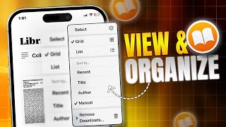 How to View amp Organize Your Library on Apple Books  Quick Guide to the iPhone Books App [upl. by Cammy]