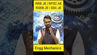 Engineering Mechanics  Most Important Topics  RRB JE  RPSC AE  RSEB JE  SSC JE [upl. by Leonhard]