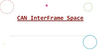 8  CAN Interframe space [upl. by Eldrid]