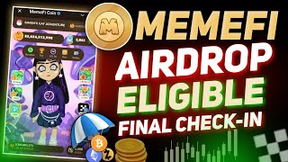 Memefi Airdrop Eligible Criteria চেক করে নিন  Memefi Airdrop Criteria  Memefi New Update [upl. by Veator839]