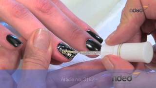 Tutoriel Nail Art pour le reveillon du jour de lan  Ongles en Gel  ndedfr [upl. by Fisa]