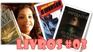 Livros O Invasor  O Imperador  Os Portões de Roma [upl. by Ogdon]