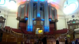 Methodist Central Hall in London UK November 2015 [upl. by Ahsekam]