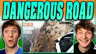 Americans React to Worlds Most Dangerous Road India Pangi via Kishtwar [upl. by Layla]