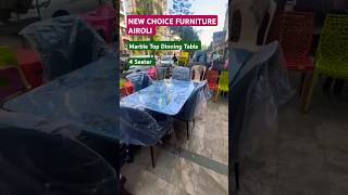 Marble Top Dinning Table 4seater furniture airolikar furniture interiordesign furnituredesign [upl. by Ailecra]