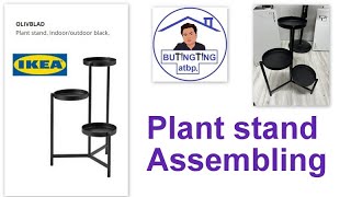 How to Assemble IKEA Plant Stand  OLIVBLAD IndoorOutdoor Plant Stand  Michael Butingting [upl. by Pickett]