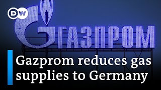 Gazprom slashes gas deliveries via Nord Stream  DW News [upl. by Euqenimod]