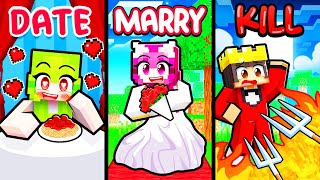 Minecraft But DATE MARRY KILL [upl. by Nagrom915]