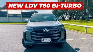 LDV T60 BiTurbo First Drive  Impressions amp Reactions  2021 Ute [upl. by Tanhya]