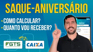 Qual o valor do SAQUEANIVERSÁRIO Como Calcular  FGTS 2023 [upl. by Darian403]