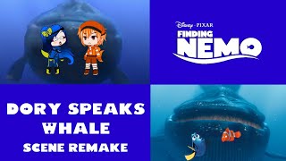 Finding Nemo  Dory Speaks Whale  Scene Remake  Gacha Club [upl. by Everett]