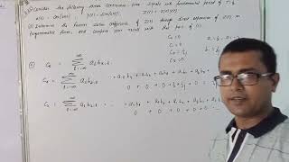 Fourier Series  22  Solution of 325 of Oppenheim  Chapter3  Signals and Systems [upl. by Leshia]