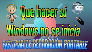 Windows 10 portable sin disco duro  Cómo Rescatar Información si Windows no se inicia correctamente [upl. by Vicki447]