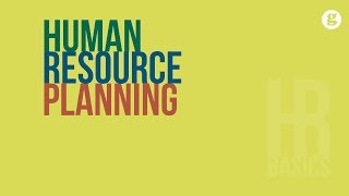 HR Basics Human Resource Planning [upl. by Enelrad]