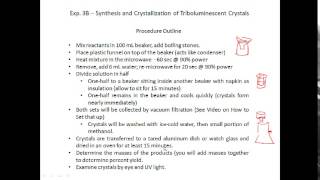 CH223 Exp 3B Triboluminescence PreLab Lecture Video [upl. by Kellie]