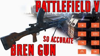 Bren Gun Specialization Breakdown amp Gameplay  Battlefield V [upl. by Fradin]