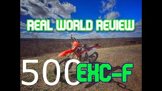 First impressions KTM 500 excf  Real world review [upl. by Wandis356]