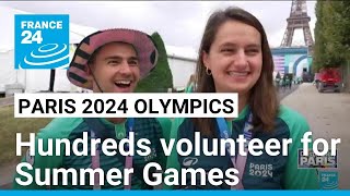 Paris 2024 Olympics Hundreds volunteer for Summer Games • FRANCE 24 English [upl. by Arama686]