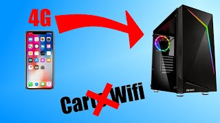 Comment faire un partage de connexion SANS carte wifi [upl. by Perren]